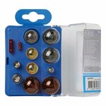 Reservelampenset voor aanhanger caravan 12-delig