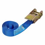 Spanband blauw met ratel 3,5 meter