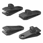 Tenttapijt clips met schroef - set van 4 stuks