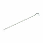 Tentharing 22cm metaal met open oog 10 stuks in polybag