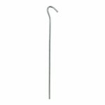 Tentharing 22cm metaal met open oog 10 stuks in polybag