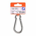 Karabijnhaak 80x8mm, A4 RVS AISI 316, 870 daN