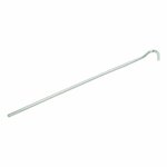 Tentharing 25cm metaal met open oog 10 stuks in polybag