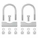 U-beugel rond 60/70mm voor neuswielklem - set van 2 stuks