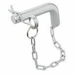 Grendelpen met borgpin en ketting voor steunpoot 341522