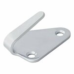 Touwhaak metaal 40x45mm gebogen 10 stuks in blister