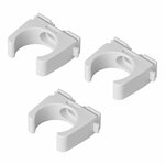 Afvoerbuis klem  dia 28 mm set van 3 stuks in blister