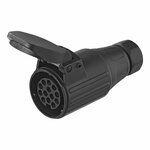 Stekkerdoos 13-polig PVC zwevend in blister