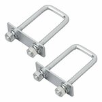 U-beugel 40mm hoekig - set van 2 stuks in blister