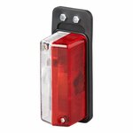 Breedtelicht rood/wit 92x42mm op houder in blister