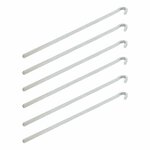 Rotspen 30cm metaal vierkant 6 stuks in polybag