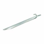 Tentharing 25cm metaal met haak 6 stuks in polybag