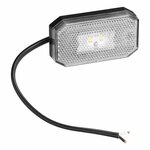 Markeringslamp 12/24V wit 80 x 44 mm LED