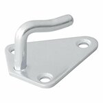 Touwhaak metaal 40x45mm gelast 10 stuks in blister