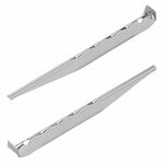 Tentharing 18,5cm aluminium geribbeld 6 stuks in polybag
