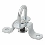 Zeiloog rond met veer 27mm 4 stuks in blister