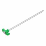 Tentharing 25cm metaal met kunststof haak 6 stuks in polybag