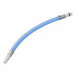 Flexibele slangaansluiting 25 cm blauw