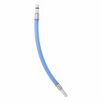Flexibele slangaansluiting 25 cm blauw