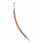 Flexibele slangaansluiting 25 cm rood