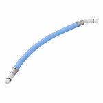 Flexibele slangaansluiting 25 cm blauw 45 tule