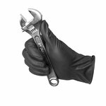 Gripp-It nitril handschoenen XL zwart dispenserdoos van 50 stuks
