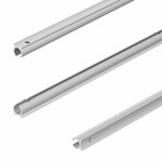 Tentrail aluminium 90  dia 9 mm x 1,2 m