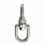 Wartelsluiting 8mm, A4 RVS AISI 316, oog/oog, 2.500 daN