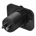 USB-inbouwdoos tweevoudig type A 3100mA 12V/24V