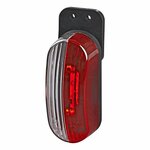 Breedtelicht LED rood/wit links in blister