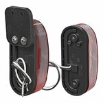 Breedtelicht LED rood/wit links in blister