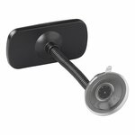 Panorama achteruitkijkspiegel met flexarm 12 cm en zuignap