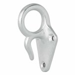 Touwhaak metaal met oog 70 x 40 mm 5 stuks in blister