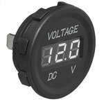 Voltmeter digitaal inbouw 6-30V in blister