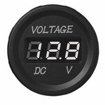 Voltmeter digitaal inbouw 6-30V in blister