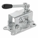 Klem 48mm gietijzer met kantelbare hendel voor neuswiel