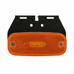Zijmarkeringslamp 10-30V oranje 110x45mm LED met houder in blister