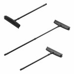 Bezem rubber met telescopische steel 68 - 120 cm