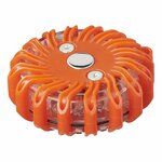 Waarschuwings-disk 16LED oranje