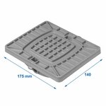 Stabilisatievoeten XL - set van 4 stuks