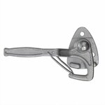 Klephaak nr.0 links 140mm met opschroef-oog