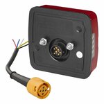 Achterlicht 4 functies 106 x 99 mm LED links