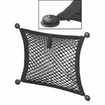Opbergnet elastisch dubbel 40x34cm met zelfklevende en schroefbevestiging