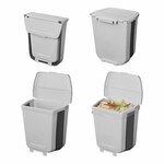 Afvalbak 8L opvouwbaar voor caravan/camper
