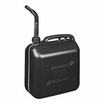 Jerrycan 20L kunststof zwart UN-gekeurd