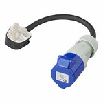 Verloopkabel 40cm 3x2,5mm² van UK stekker naar CEE