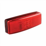 Markeringslamp 12/24V rood 110x40mm LED in blister
