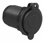 USB-inbouwdoos tweevoudig type A 2x2100mA 12V/24V in blister