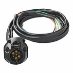 Trekhaakkabelset 7-polig PVC + 1,50M kabel in blister