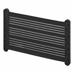 Opbergnet elastisch L 35 x 26,5 cm met kunststof bevestiging